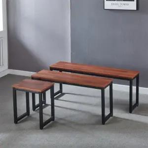 [텐바이텐]벤치 의자 거실 2인 빈티지 디자인 야외 식탁 카페