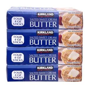 코스트코 냉장 커클랜드 가염버터 453g x 4 (미국) 대용량 소분용 버터