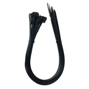 고품질 550mm 선정리 흑색 케이블타이 20P (WFGTGZ2)