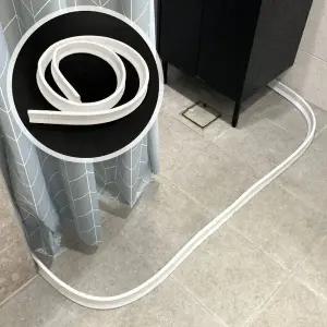 고품질 화이트 물막이 5cm 1m 샤워부스 화장실물막이 화장실 (WFGTG4X)