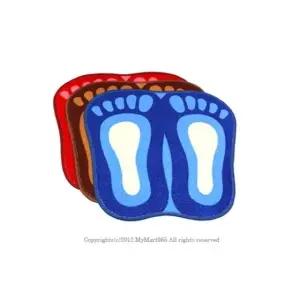 무 털 발바닥모양매트 북유럽발매트 (WFGTMN7)