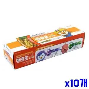 과일치약 파인애플향 90g 캐릭터 어린이 x10개 치약칫 (WFGTMFR)