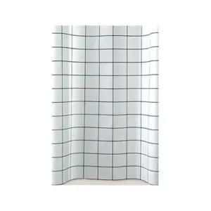 체크 북유럽풍 샤워커텐 샤워커튼 화장실커튼 (WFGU4WX)
