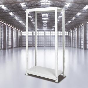 부원진열장 경량랙 철제선반 무볼트 조립식 앵글 창고 선반 철제랙 2단