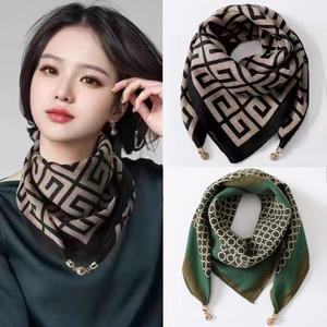 우아한 프렌치 감성 마그네틱 스카프 20종 여성 자석 패션 스카프홀더