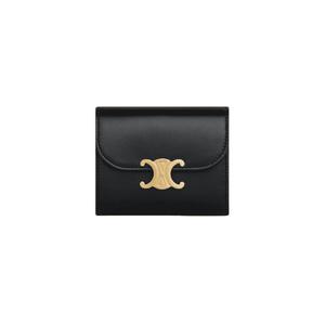 셀린느 스몰 월렛 트리옹프 샤이니 카프스킨 블랙 10D783DPV38NO