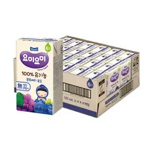 요미요미주스 블루베리포도 125ml, 24입, 1개