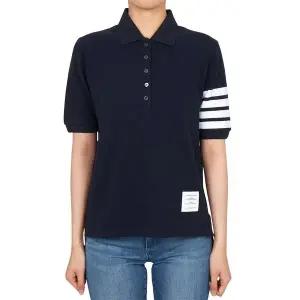 [톰브라운](김해점) 여성 카라 반팔티셔츠 FJP052G 07976 415