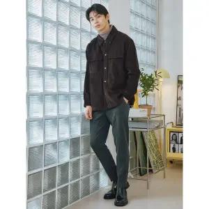 [폴햄](천안아산점)겨울 남성 컴포트 테이퍼드 히든밴딩 슬랙스 (PHE4PP1036)