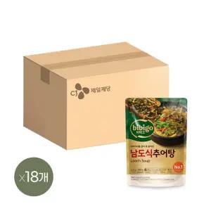 CJ제일제당 비비고 남도식 추어탕 460g 18입 1상자(고급 즉석국)