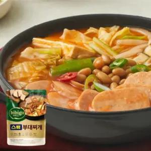 CJ제일제당 비비고 스팸 부대찌개 460g 18입 1상자(고급 즉석국)
