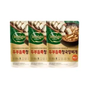 CJ제일제당 비비고 두부듬뿍 청국장찌개 460g 6입 1상자(고급 즉석국)