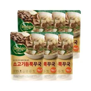 CJ제일제당 비비고 소고기 듬뿍 무국 500g 18입 1상자(고급 즉석국)