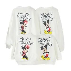 [디즈니정품] 기모) 미키와미니 맨투맨/패밀리룩