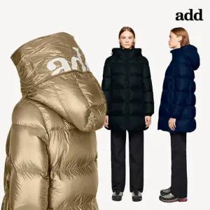 [add] 10AW173 후드 프린트 롱다운