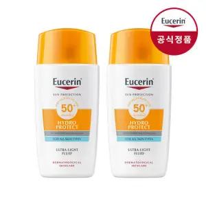 [2pack] 유세린 선 페이스 하이드로 프로텍트 SPF50+ 50ml (증)마스크팩 1매+선크림 5ml 2개
