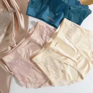 제이셀라 [팬티3종]비스코스 레이스팬티 3종세트 부드러운촉감 편안한 착용감 고급스러운 디자인