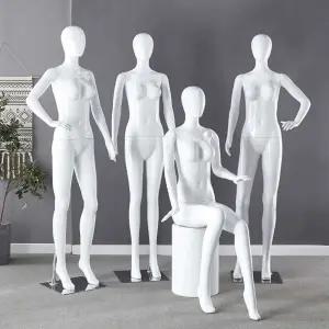 의류 전신 마네킹 전신마네킹 여성 얼굴 근육 옷가게