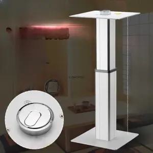 캠핑카 유압식 테이블 차박 카라반 다다미 알루미늄 그레이