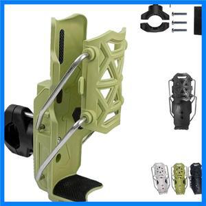 1개 360도 조절 가능한 자전거 오토바이 컵 홀더 케이지 물병용 MTB 로드 사이클링 ADV 모터바이크 마운트