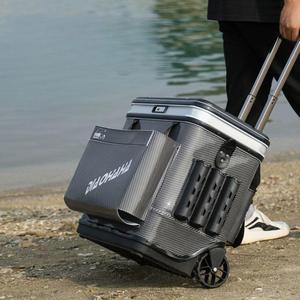 낚시 캐리어 바퀴 로드거치대 이동 태클박스 가방 트레이 세트 피닉스