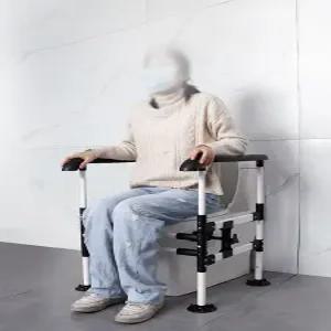 화장실 양변기 안전손잡이 좌변기 보조 안전바 안전 낙상방지 방지 미끄럼 손잡이.