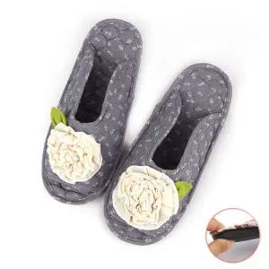 발편한 쿠션 슬리퍼 서빙화 유치원 교사 실내화 회색 어린이집선생님덧신