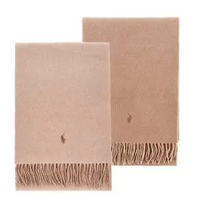 [폴로랄프로렌] WC0601-250 포니 더블 페이스 프린지 머플러