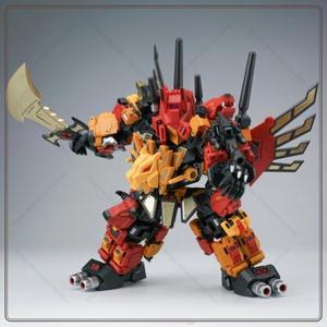 변형된 장난감 스틸 헤드 JGM-SKP01 Predaking MINI 5 in 1 Combiner Form 17CM 액션 피규어 선물 컬렉션