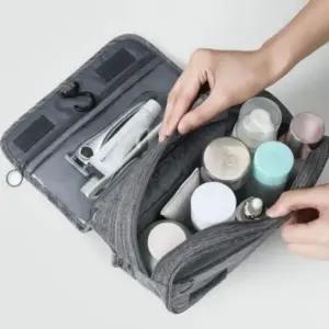 여행용 파우치 지퍼 세면 화장품 분리 형 걸이 다용도 가방 (WFKCQI4)