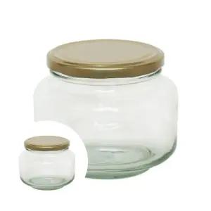 추천제품 저장용기 원형고추장용기 250ml 매실청용기 인기템 과일주병 유리병