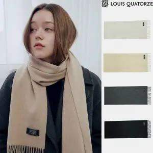 루이까또즈 브렌트솔리드 울캐시 혼방 머플러 2DMW819