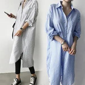 원피스 모닝셔츠 임부복 임산부 줄무늬