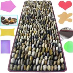 돌지압매트 자갈 지압기 돌매트 마사지 걷기 걷기 맨발