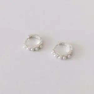 (silver925) milky onetouch earring WEC100F