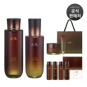 [내일도착/스킨+에멀전 100ml 추가]한율 송담 탄력 기초 세트(스킨+에멀전+아이크림+크림)