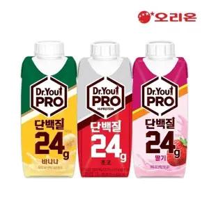 [오리온] 닥터유 단백질드링크 초코 / 딸기 / 바나나 (250ml) x 24pet