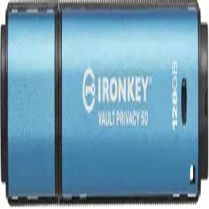 킹스턴 언키 볼트 프라이버시 50 128GB 암호화 USB FIPS 197 AES-256비트 BadUSB 공격 보호 다중 비밀번호