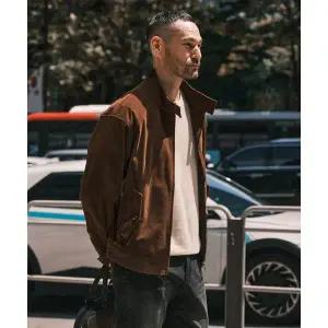 [STCO]코듀로이 해링턴 점퍼_브라운 (세미오버핏)_BP