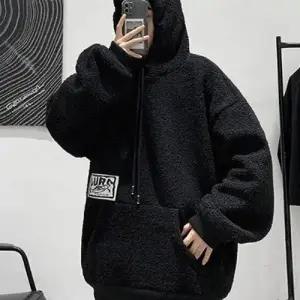 두꺼운 후드티 캐주얼한 앞포켓 양털 뽀글이옷