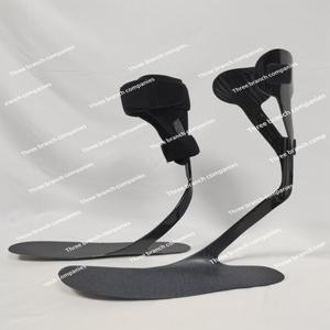 알루미늄 고정 카본 파이버 발목 보조기 AFO 처짐 남녀 공용 뇌졸중 환자용