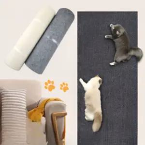 고양이 스크래쳐 벽지 보호 시트 부착식 카페트 (40cm x 2M)