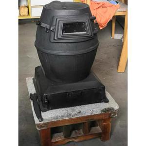 무쇠 난로 실내 주물 트럼펫관화로 캠핑화목난로 불멍 펠렛 난방 미니화목난로 HST60