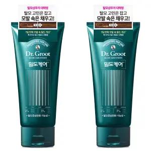 닥터그루트 밀도케어 모발복구 집중케어 밀도강화 고농축 트리트먼트 바질 & 네롤리 300ml 2개