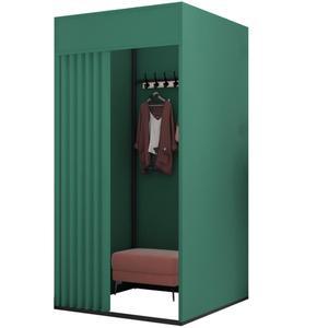 피팅룸 이동식 간이 탈의실 의류 이동식용 1인용 웨딩 장 코너 제작 원형 아울렛