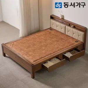 [신상출시] 동서가구 편백나무 인볼브 가죽 수납형 흙침대/돌침대/흙소파 모음전