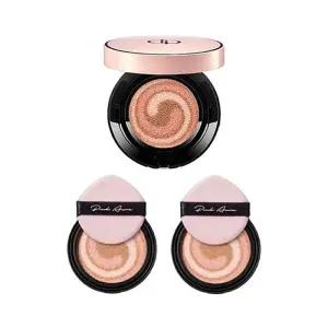 DPC 디피씨 핑크아우라 쿠션 21호 본품 + 리필 x2 /에스에이 이유리에디션