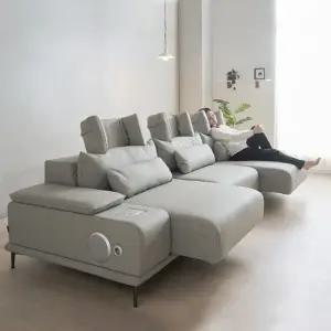 [MD선정 요즘대세] 알토 4인 전동 슬라이딩 좌방석 확장형 모션소파 고급형 소파전체 천연면피소가죽