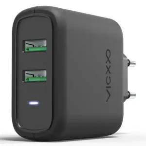 빅쏘 QC3.0 듀얼 USB 고속 핸드폰 멀티 충전기 테란T2