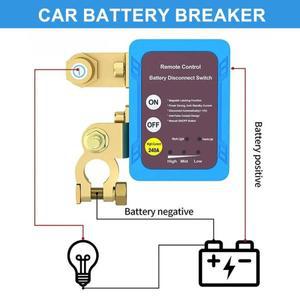 자동차 트럭 RV 12V 240A 배터리 차단 스위치 스마트 리모컨 킬 도난 방지 절연 시스템